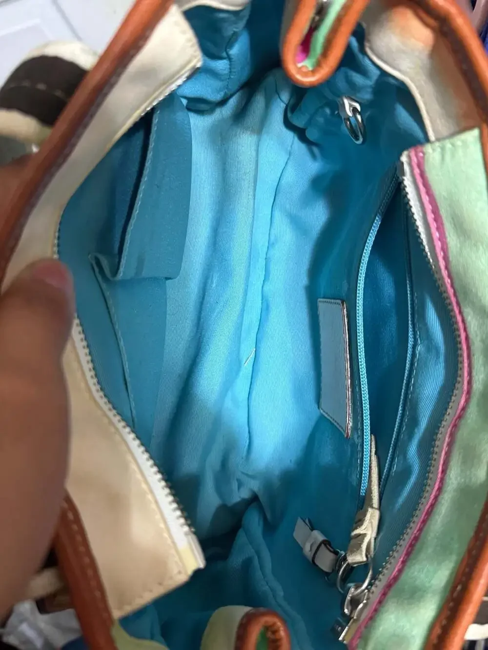 Coach Y2K Water Color Hampton 10067 tote canvas hand/shoulder bag